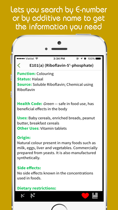 Screenshot #2 pour E Numbers - Food Additives and Ingredients Association