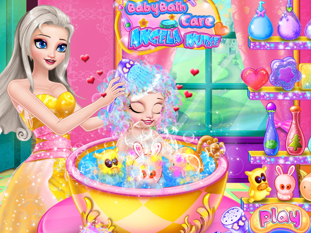 Baby Bath Care Angela Nurse - Dress up