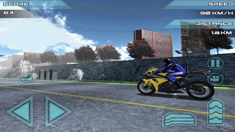 3D First Person Motorcycle Rider - eXtreme Traffic Highway Bike Racer Game FREE Version screenshot-3