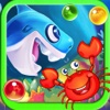 Mr Crab Vs Hungry Shark Crush 2 : Bubble Shooter World