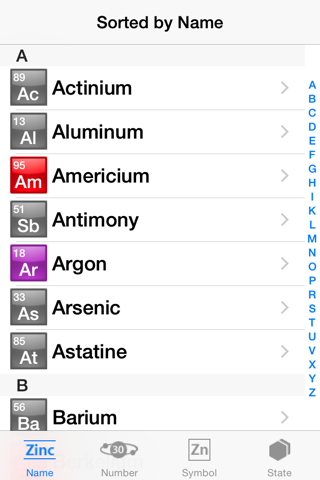 Chemistry - Chemical Table of Elements for Organic and Inorganic Biochemistry screenshot 2