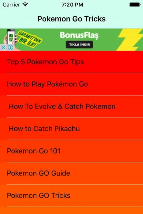 guide for catch pokemon