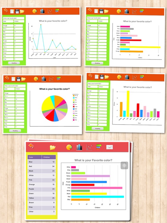 Graphing for kids ( Chart Maker for children )