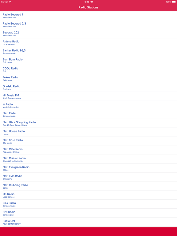 Screenshot #4 pour Radio Serbia FM - Streaming and listen to live Serbian online music and news show