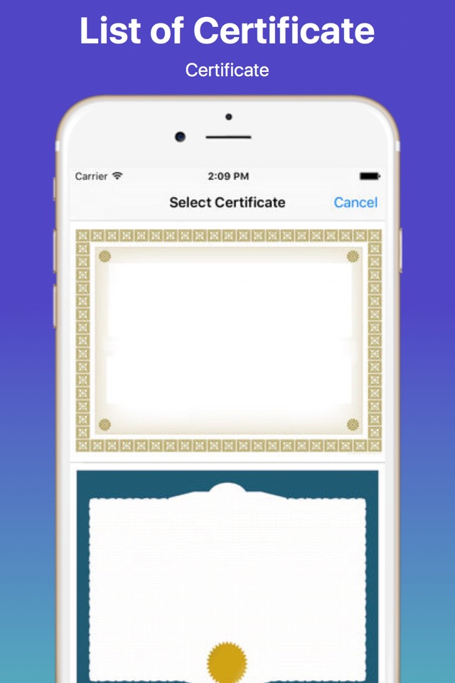 Create Your Own Certificate Pro screenshot 3
