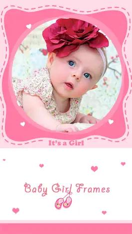 Game screenshot New Baby Girl Photo Frames hack