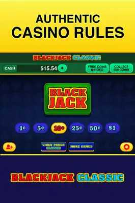 Game screenshot Blackjack Classic - FREE 21 Vegas Casino Video Blackjack Game apk