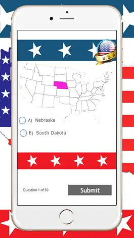 Game screenshot 50 States Of United And America Capital Map Quiz hack