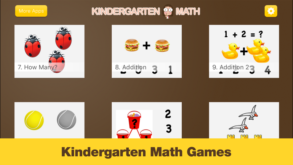 Kindergarten Math - Games for Kids in Pr-K and Preschool Learning First Numbers, Addition, and Subtraction - 1.0 - (iOS)