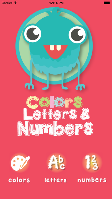 Screenshot #1 pour Colors, Letters & Numbers