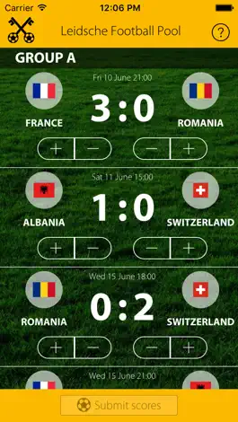 Game screenshot Leidsche Football Pool apk