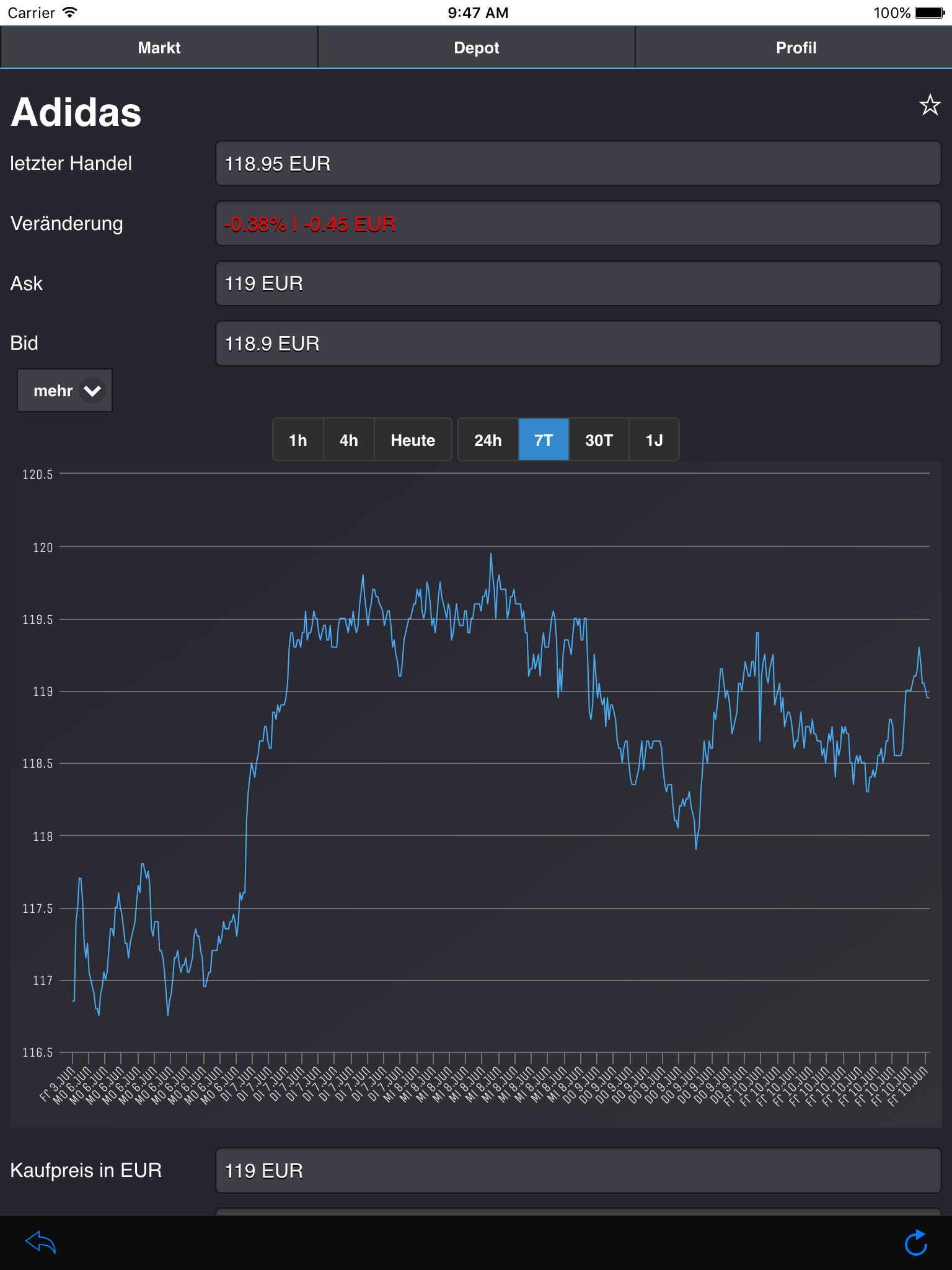 StockMarketManager Premium screenshot 4
