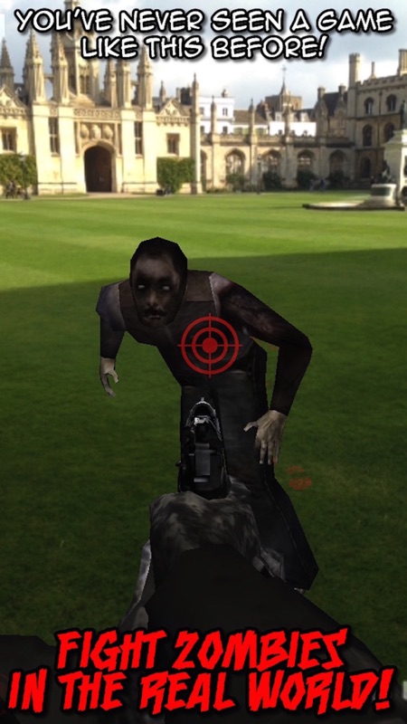 Zombies GO! Fight The Dead Walking Everywhere with Augmented Reality (FREE Edition) screenshot 1