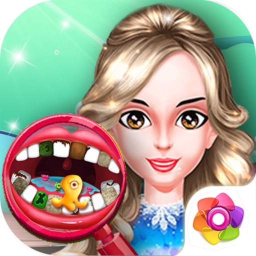 Crystal Lady Teeth Cure Salon - Beauty Surgeon Care/Celebrity Teeth Operation Games icon
