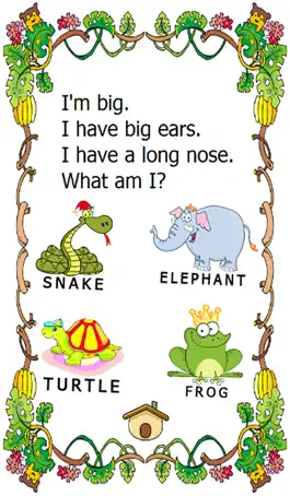 Game screenshot What animal am I quiz english cartoon preschool worksheets apk