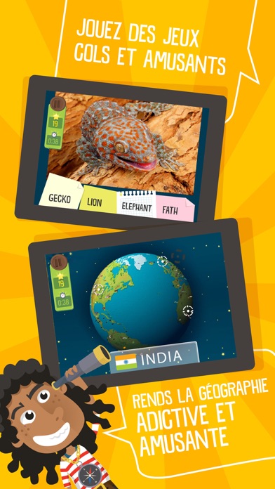 Screenshot #2 pour Atlas 3D pour Enfants – Jeux Géographie et Animaux