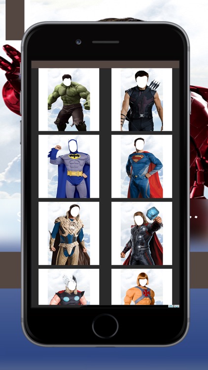 Superhero Man Photo Suit,Face Changer screenshot-3
