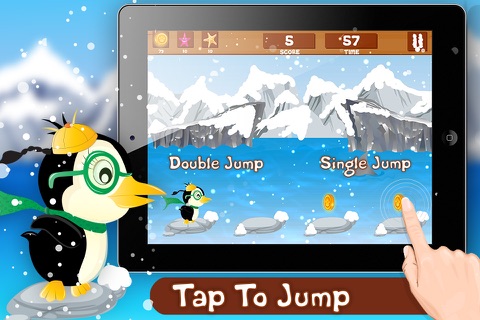 Baby Penguin Jump - Winter Edition screenshot 2