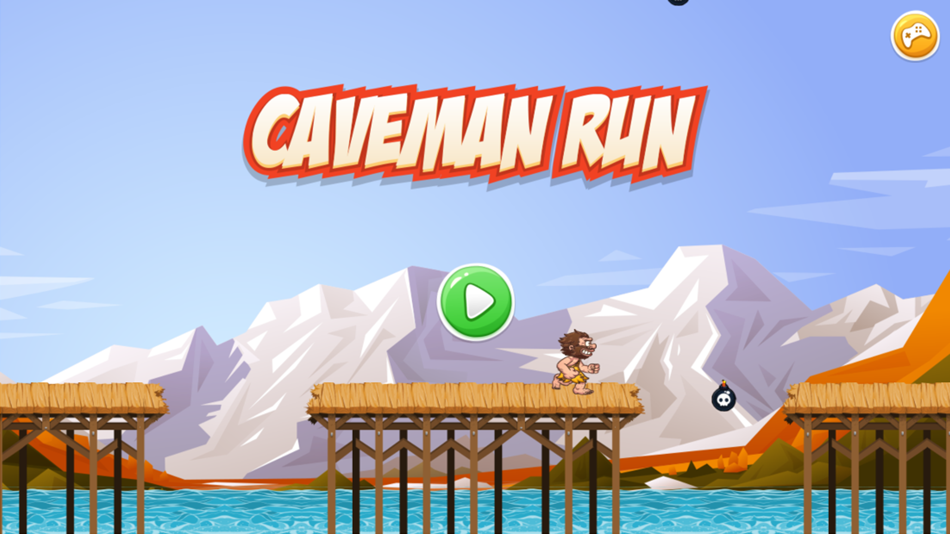 #1. Caveman Run and Jump - Endless Running And Jumping (iOS) 게시자: Pruettanon Rattanalaoo