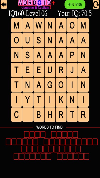 Word IQ Countries and Capitals 2 Plus