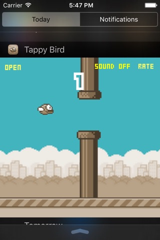 Steve - The Jumping Dinosaur Widget Game and Tappy Bird screenshot 3