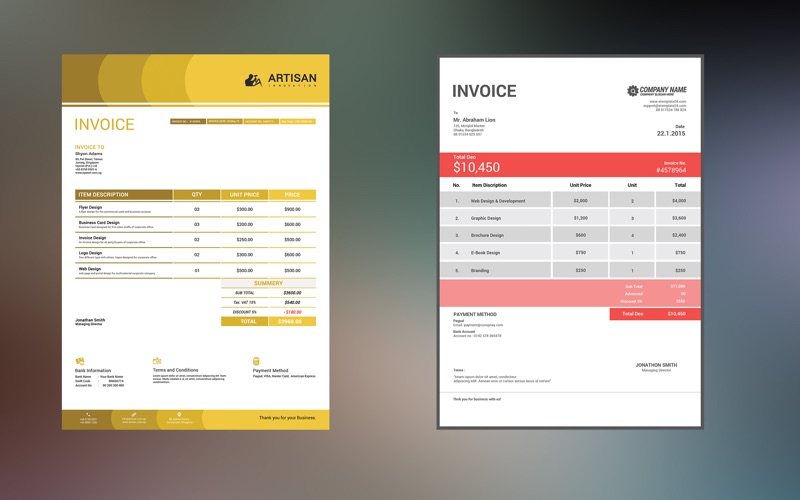 How to cancel & delete invoice for photoshop - package one for a4 size 4