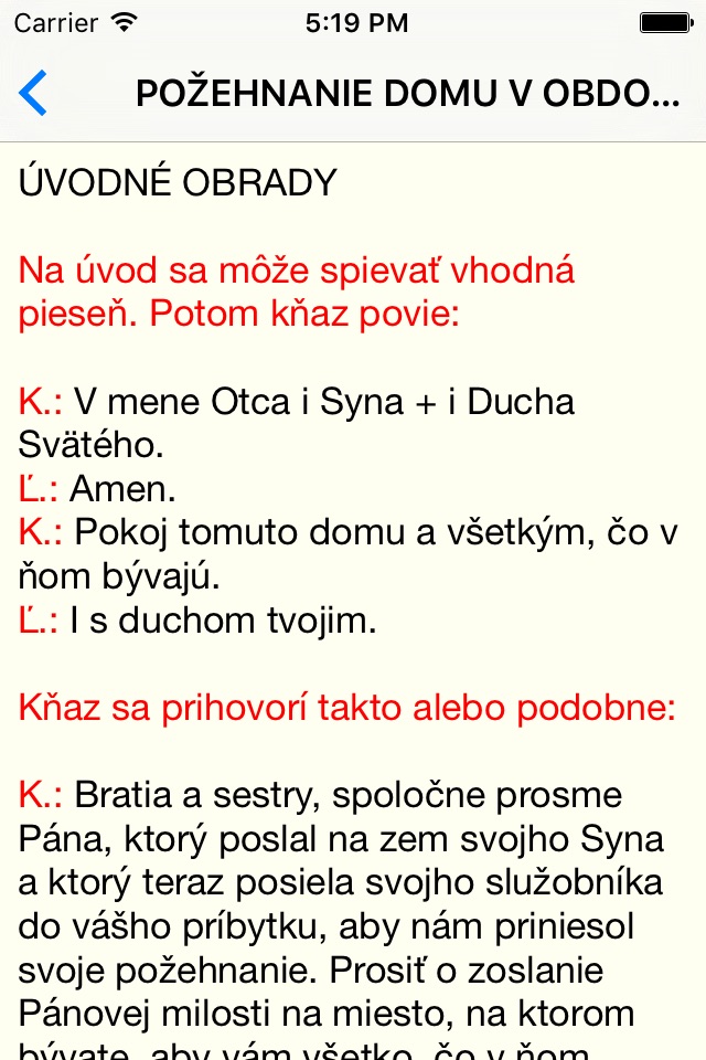 Liturgia SK screenshot 3