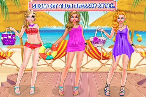 Free Games for Girls : Shophaholic Beach Makeover screenshot 4