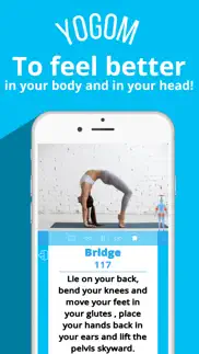 yogom - yoga app free - yoga for beginners. iphone screenshot 2