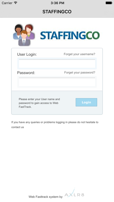Screenshot #1 pour AXLR8 Staffing