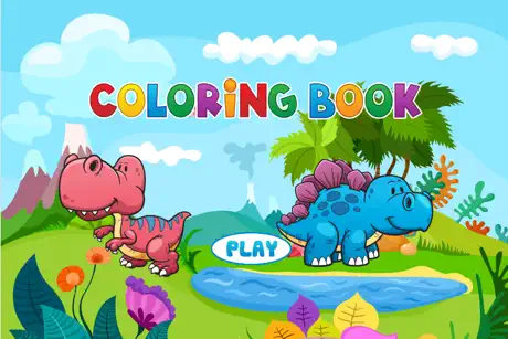 Dinosaurs Coloring Book - Painting Game for Kids