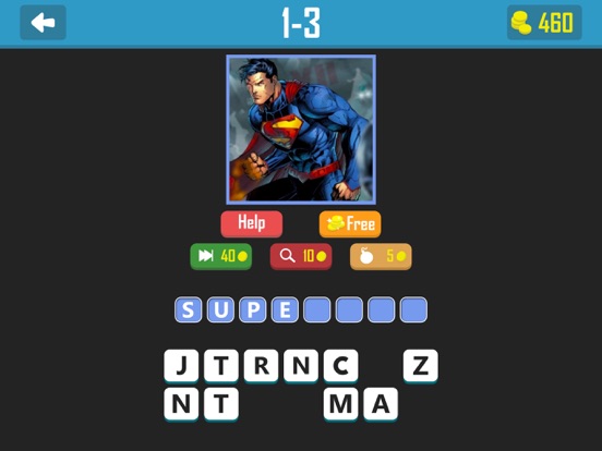 Screenshot #4 pour Super.Hero Trivia Quiz - Guess Most Popular Comics Book Characters Names