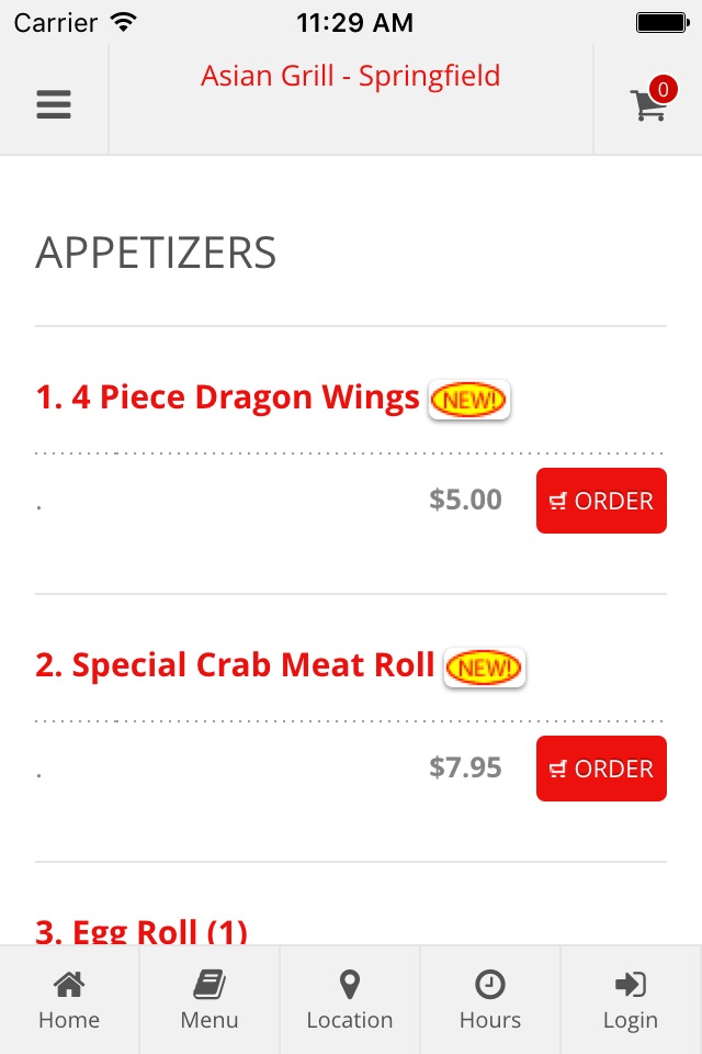 Asian Grill - Springfield Online Ordering screenshot 2