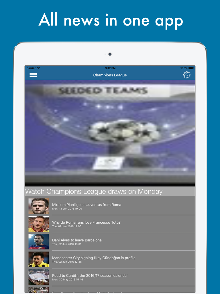 Football News - Champions League, Europa League & Super Cup Edition screenshot 6