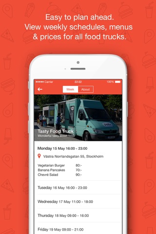 Foodtrackr – Hitta foodtrucks i din stad screenshot 3