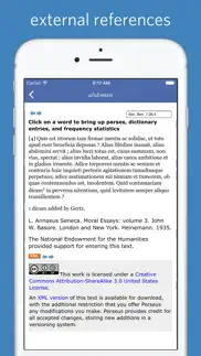 latin dictionary - lewis and short iphone screenshot 4