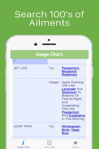 Essential Oil User's Reference Guide + Usage Chart screenshot 3