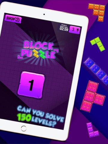 Block Puzzle Fantasy – Best Brain Game.s for Kids and Adults with Colorful Building Blocks iPad screenshot
