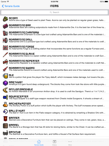 Screenshot #5 pour Ultimate Guide for Terraria Pro - Tips and cheats for Terraria