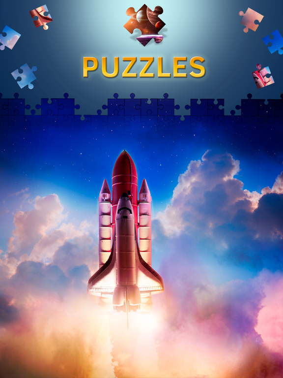 Space Jigsaw Puzzles free Games for Adults iPad screenshot