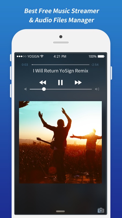 FancyMusic - Free Music Player & Cloud Song Stream screenshot-3