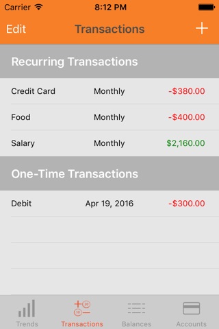 Money Forecast: CashFlow screenshot 3