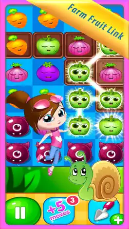 Game screenshot Farm Fruit Vegetables Garden Match 3 Link Splash apk