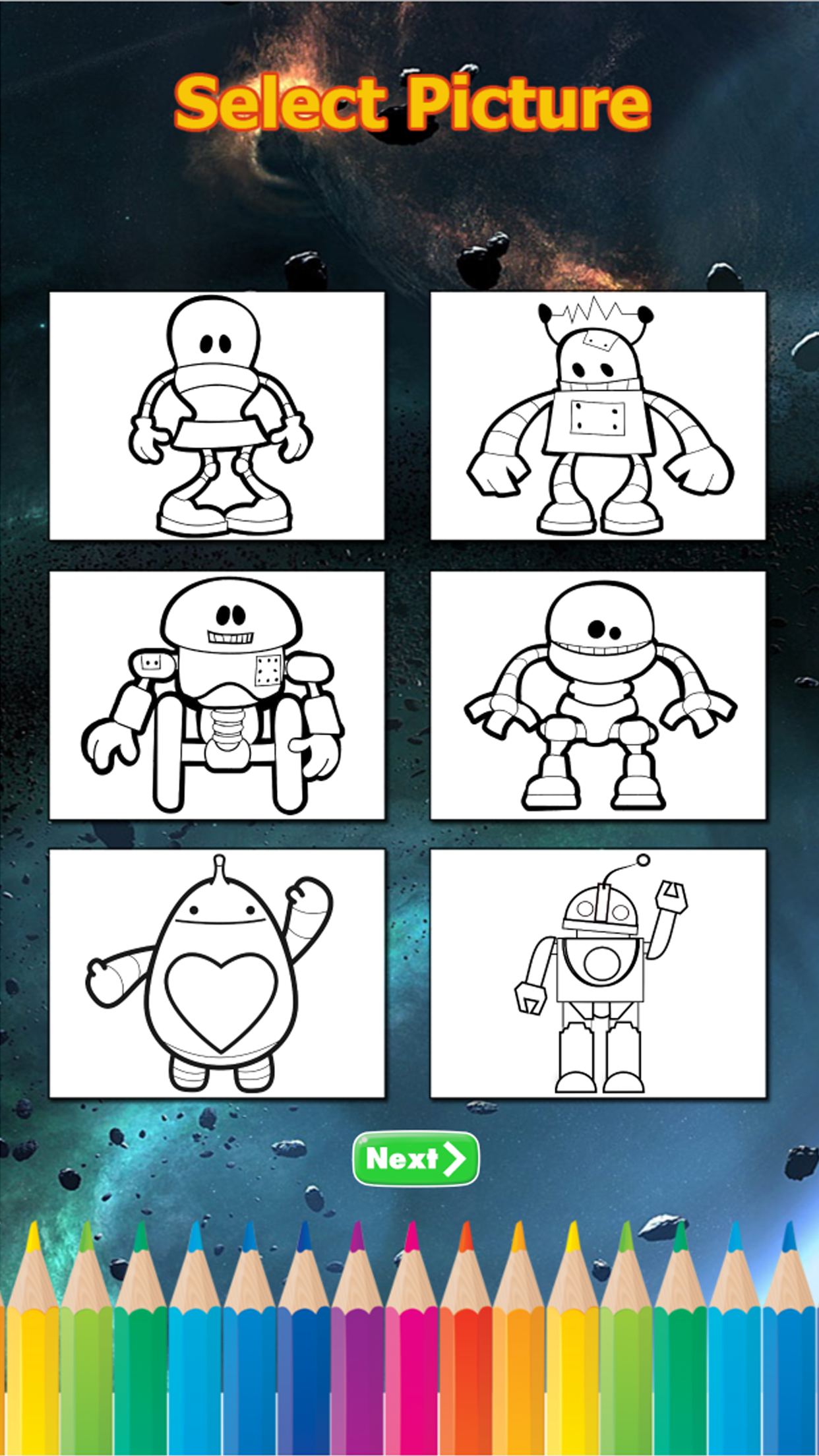 Robot Coloring Book For Kids screenshot 3