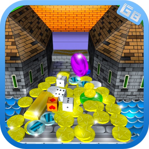 Coin Pusher - Casino Castle Free Prizes iOS App