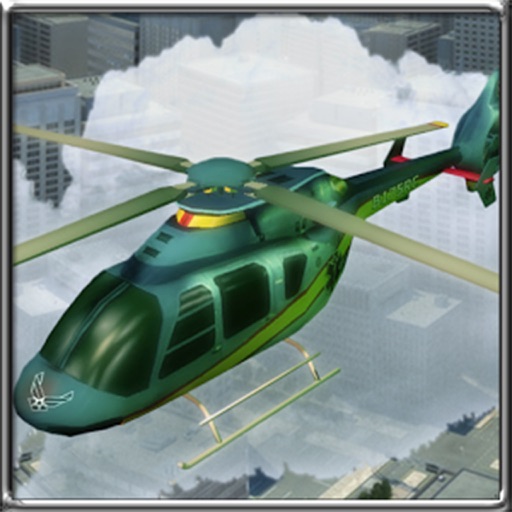 3D City Helicopter. San Andreas Flight Simulator in Apache Adventures Icon