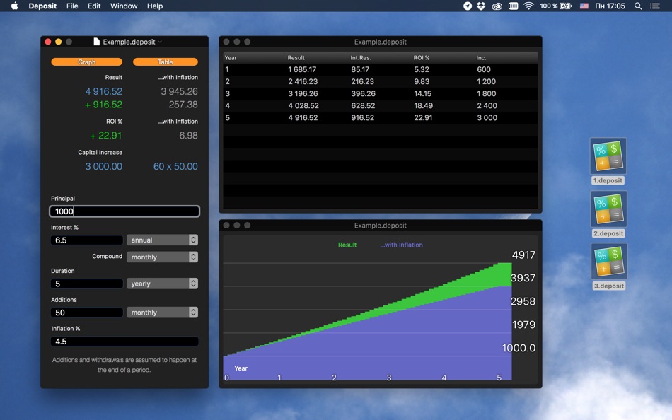 #1. Deposit (macOS) 由: Dmitry Zaika