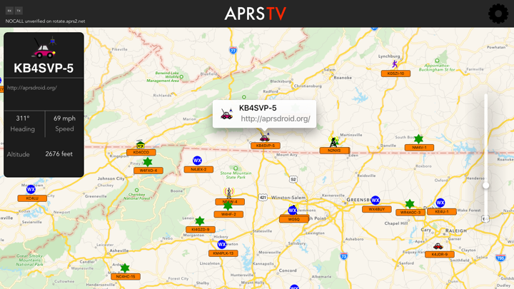 Screenshot #2 pour APRS TV
