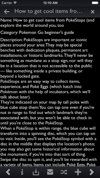 Guides for Pokemon Go +