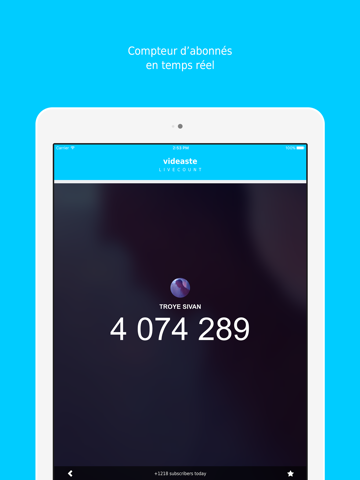 Screenshot #4 pour Videaste - YouTube subscriber livecount